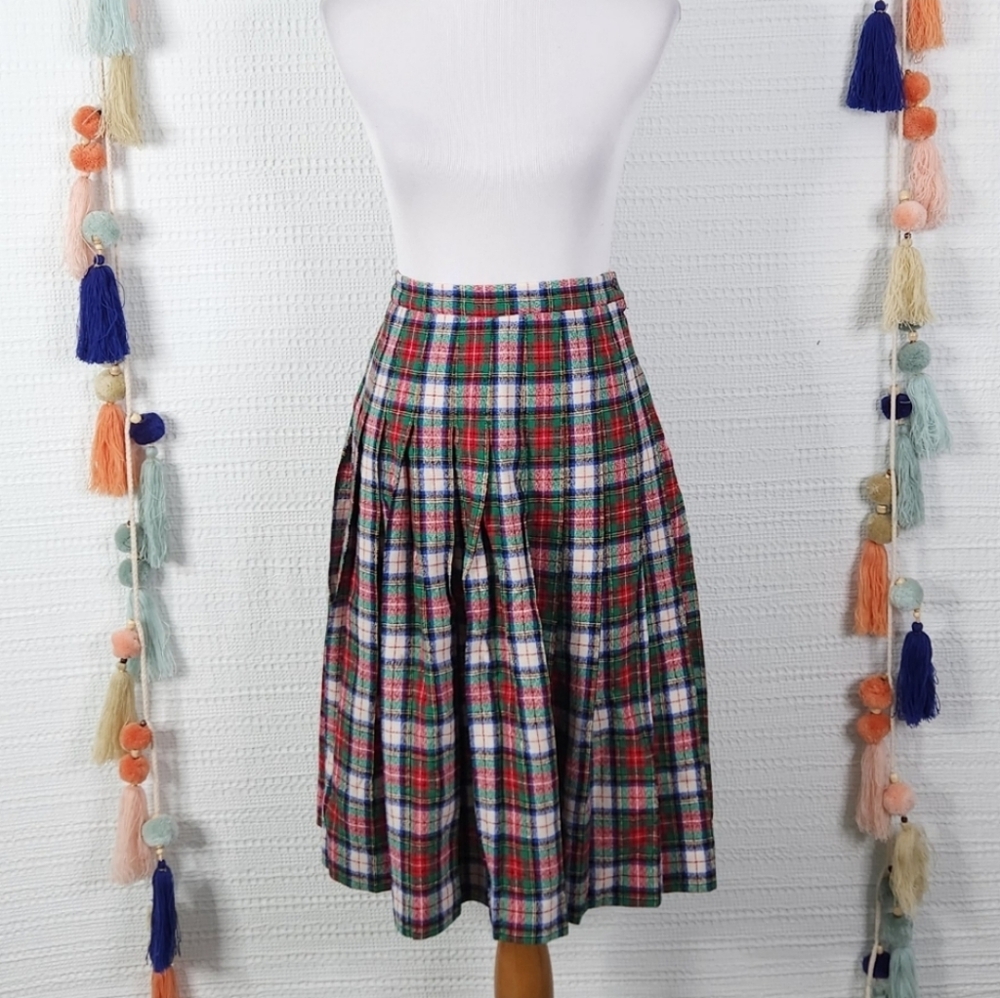 Vintage Pendleton Full Wool Skirt